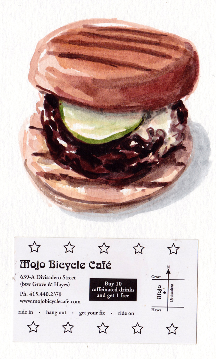 The WesBurger @ Mojo Bicycle Cafe